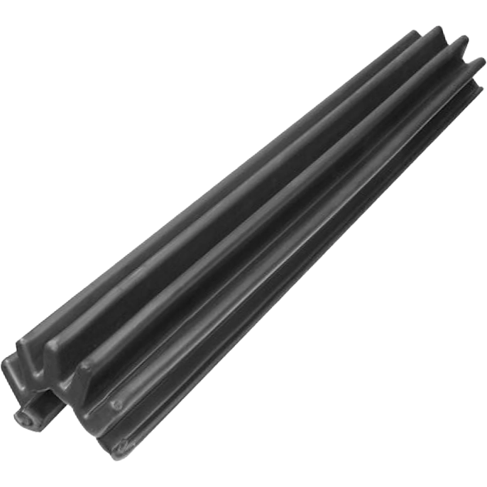 Причальный кранец Волна 120 градусов черный 800x160х140 мм (ЗОУ-120-Ч)